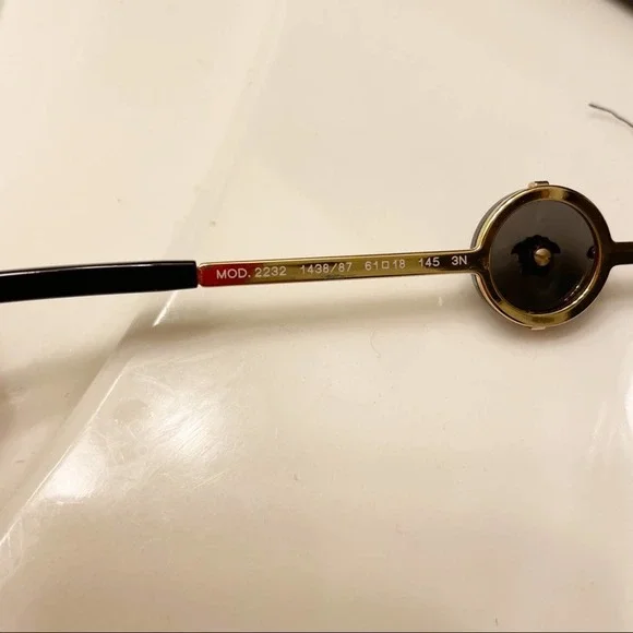 VERSACE Medusa head  Sunglasses VE2232 Dark Grey, Size 61-18/145 new with box - Picture 12 of 13